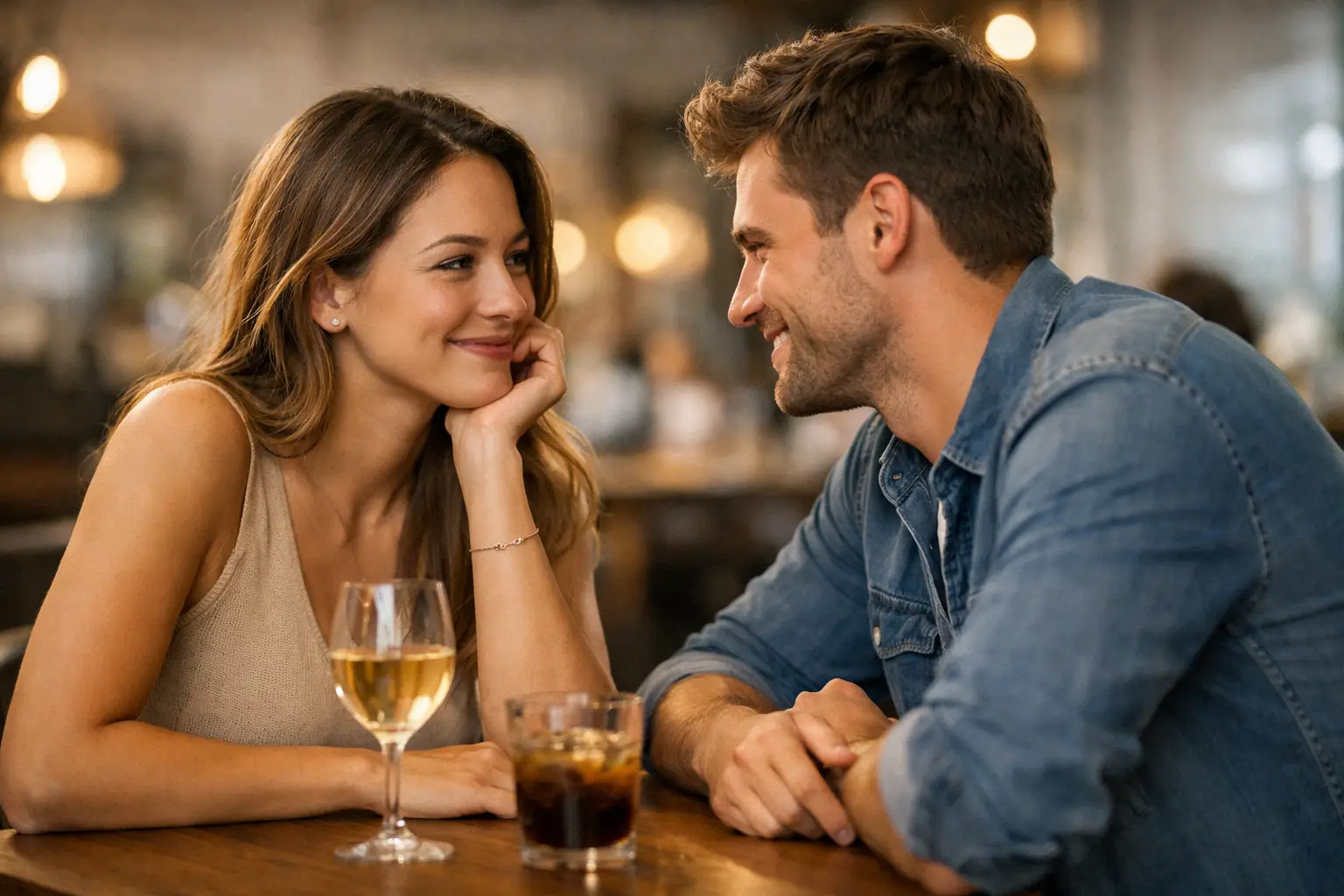 First Date Body Language That Creates Comfort